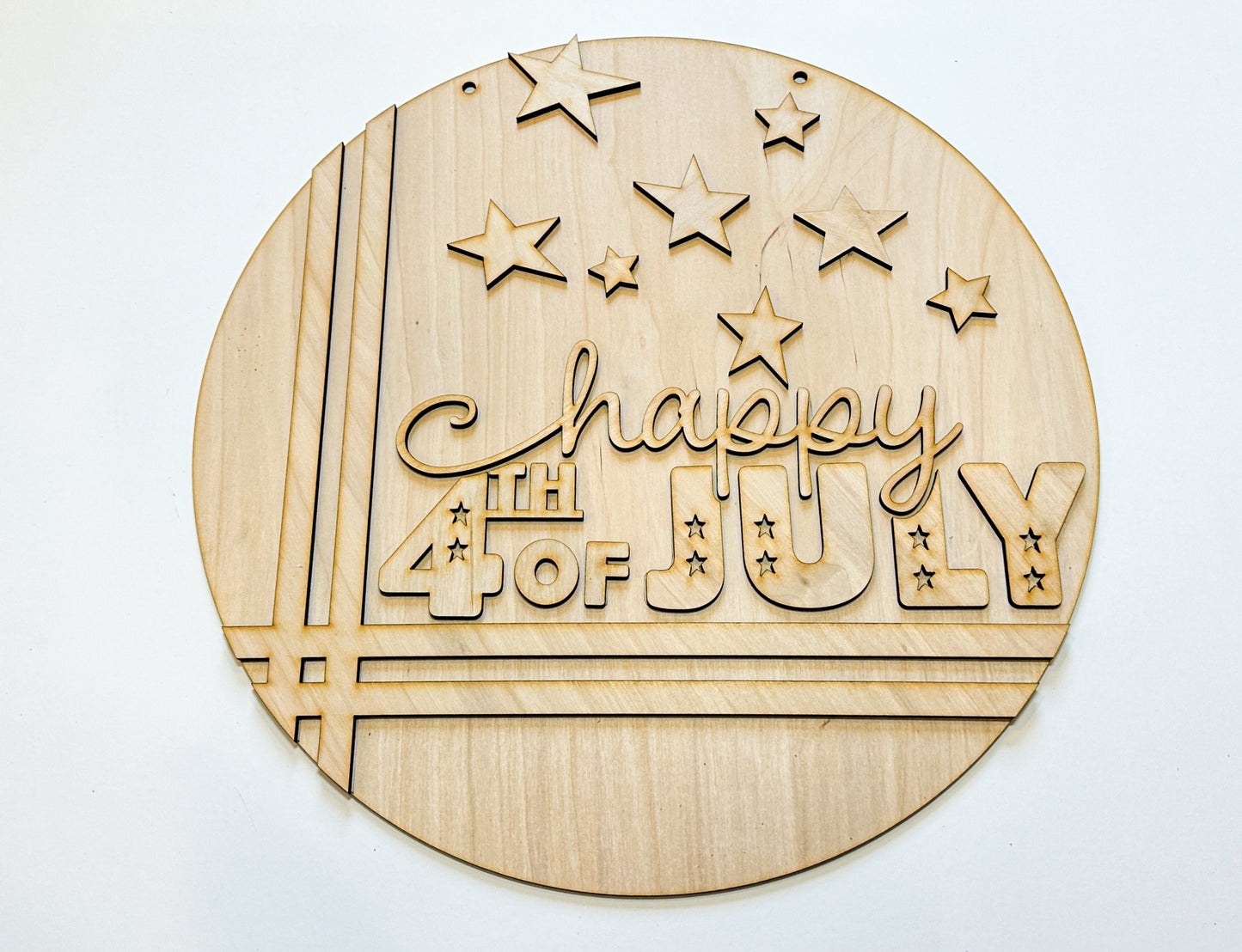 July 4th Door Hanger DIY Kit | Unfinished | Paint Your Own