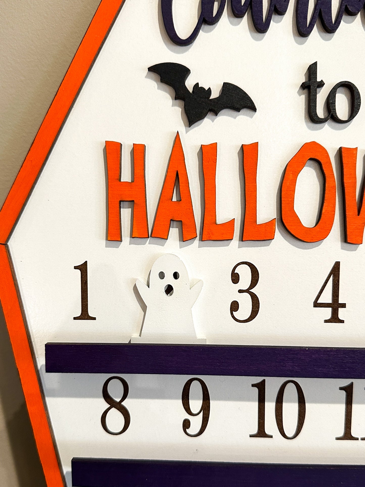 Countdown to Halloween | Coffin | Halloween Decor