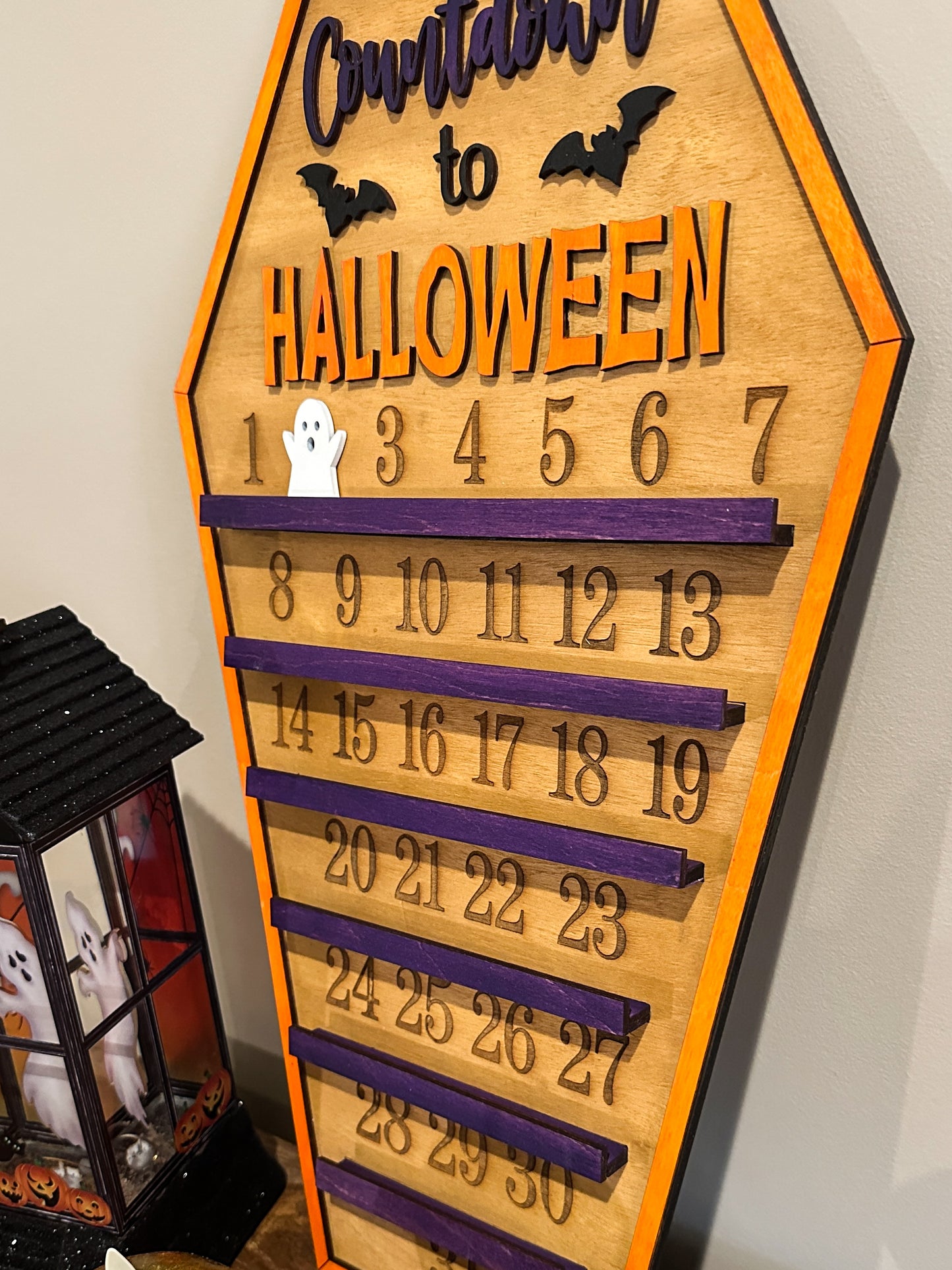 Countdown to Halloween | Coffin | Halloween Decor