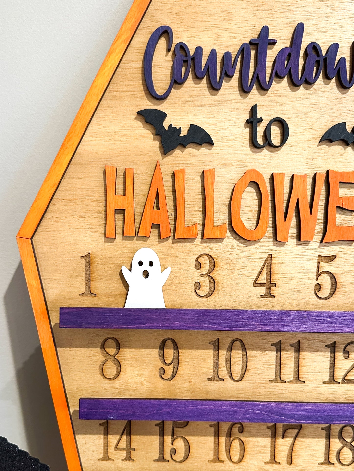 Countdown to Halloween | Coffin | Halloween Decor
