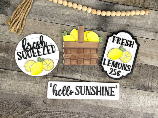 PRE ORDER | Lemon Shelf Sitter Insert | Interchangeable Add On | Made to Order