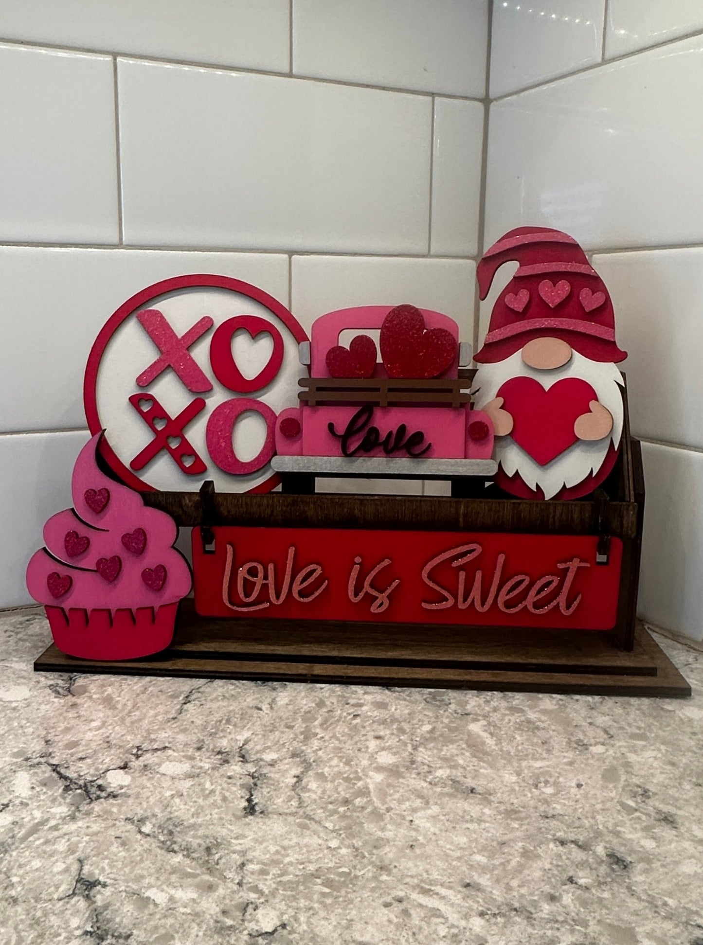 Valentine's Day | Love is Sweet | Shelf Sitter Insert | Interchangeable Add On