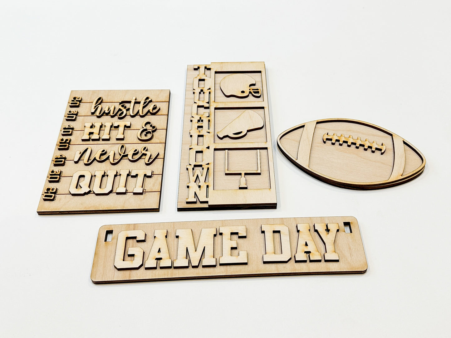 Football | Game Day | Shelf Sitter DIY Kit | Unfinished Paint Your Own