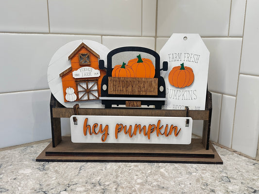 Hey Pumpkin | Shelf Sitter Insert | Interchangeable Add On