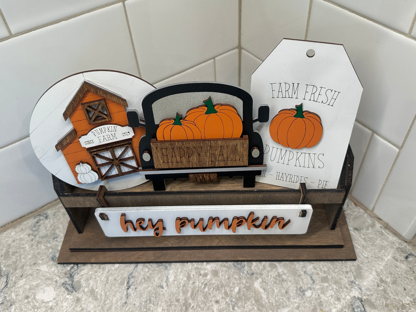 Hey Pumpkin | Shelf Sitter Insert | Interchangeable Add On