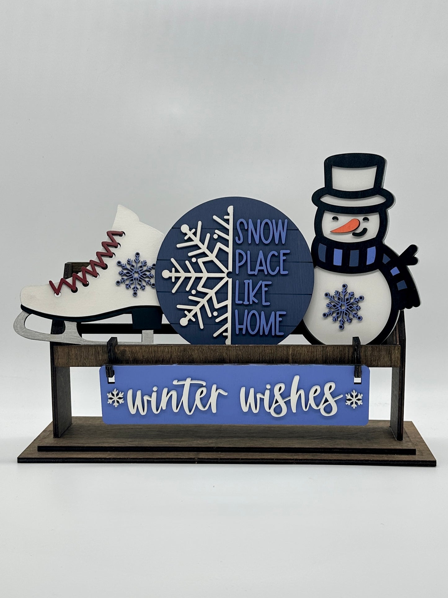Winter Wishes Shelf Sitter Insert | Interchangeable Add On