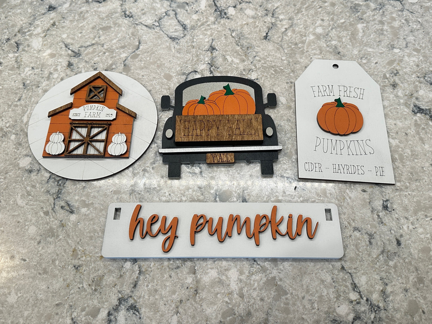 Hey Pumpkin | Shelf Sitter Insert | Interchangeable Add On