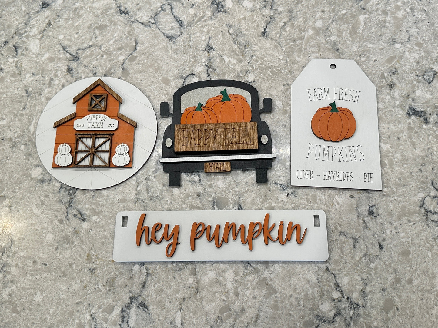 Hey Pumpkin | Shelf Sitter Insert | Interchangeable Add On