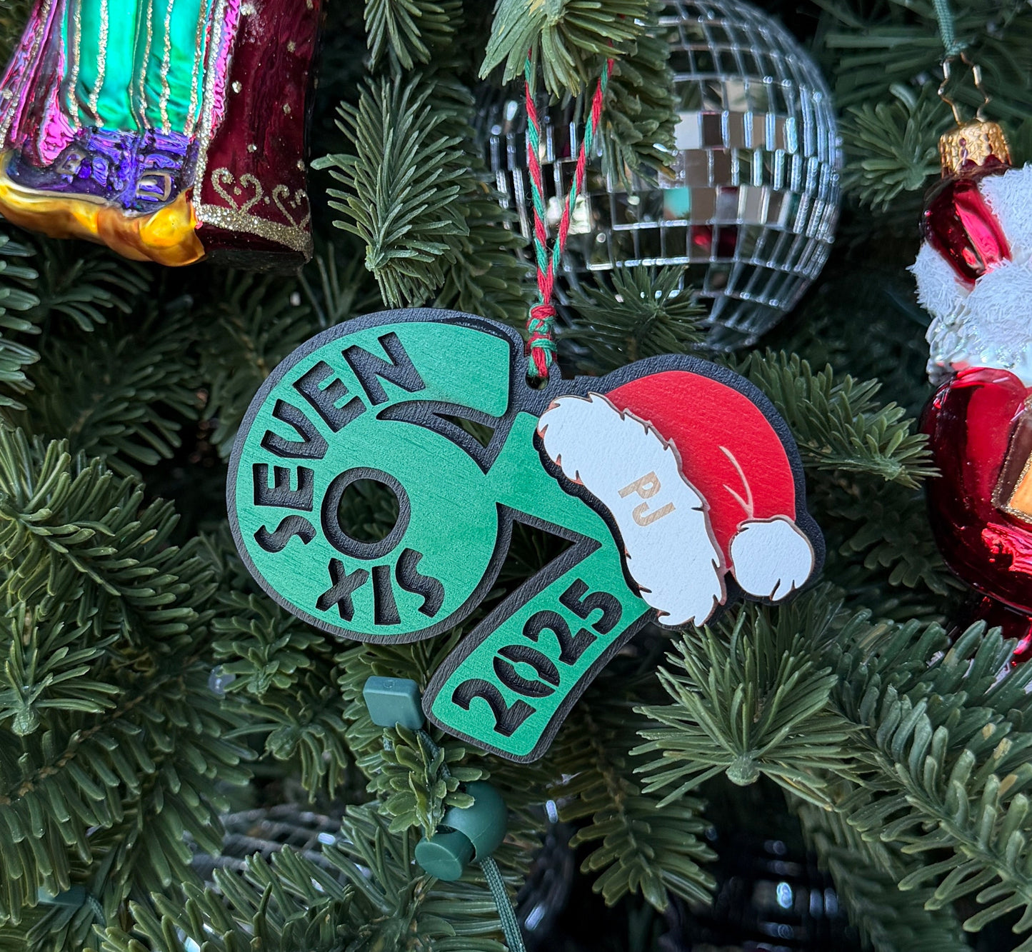 67 Personalized Ornament | Funny Christmas Ornament | 2025 Wood Ornament