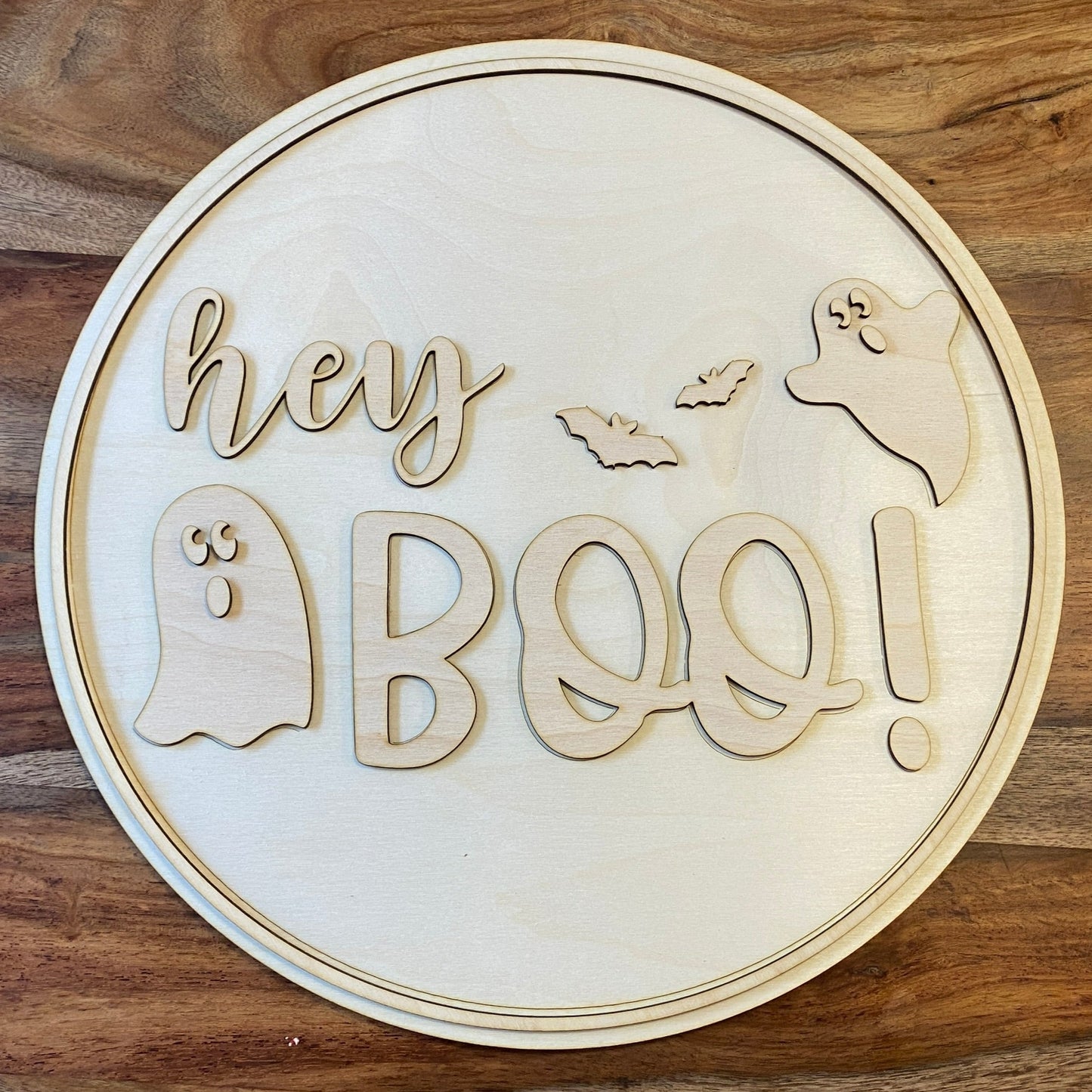 Hey Boo Door Hanger DIY Kit | Unfinished | Paint Your Own