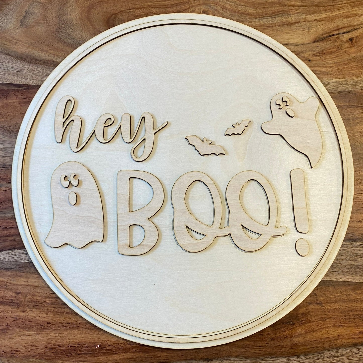 Hey Boo Door Hanger DIY Kit | Unfinished | Paint Your Own