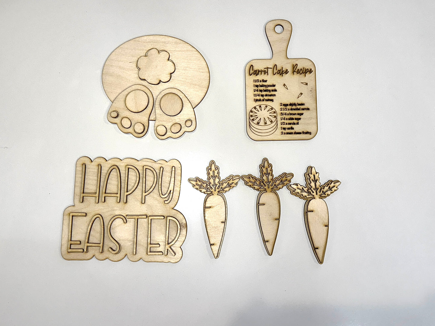 Easter Tiered Tray DIY Kit | Unfinished Paint Your Own