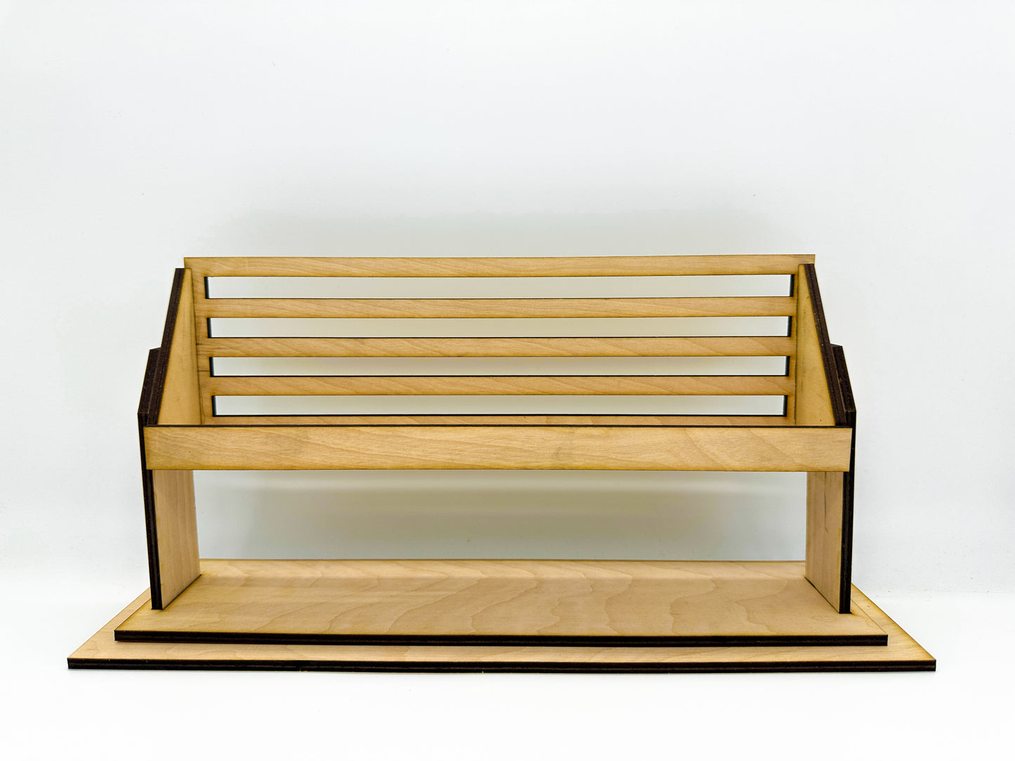 Bench Shelf Sitter Base Riser DIY Kit | Unfinished Paint Your Own