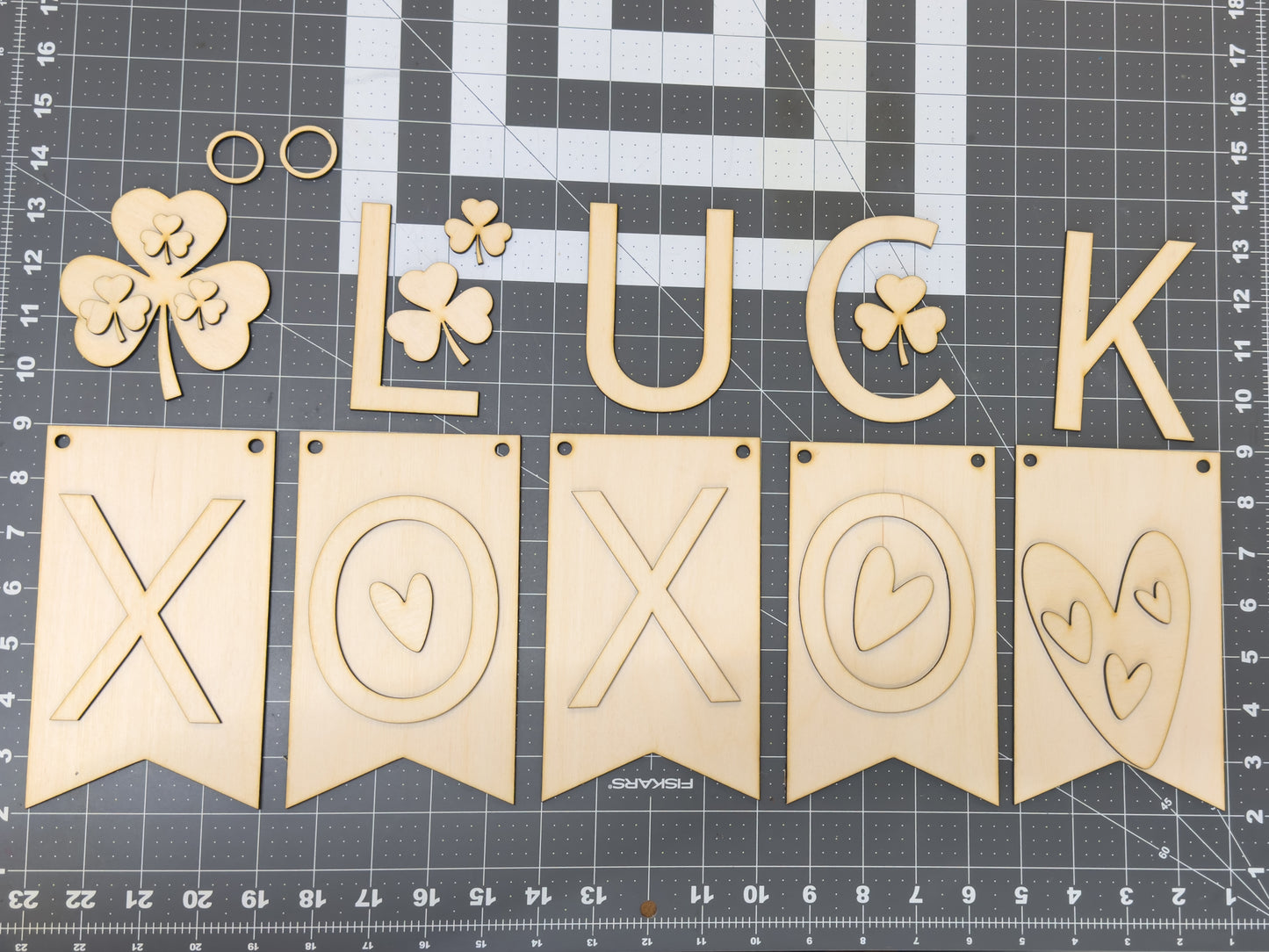 DIY Valentine’s & St. Patrick’s Banner Kit | Reversible Decor