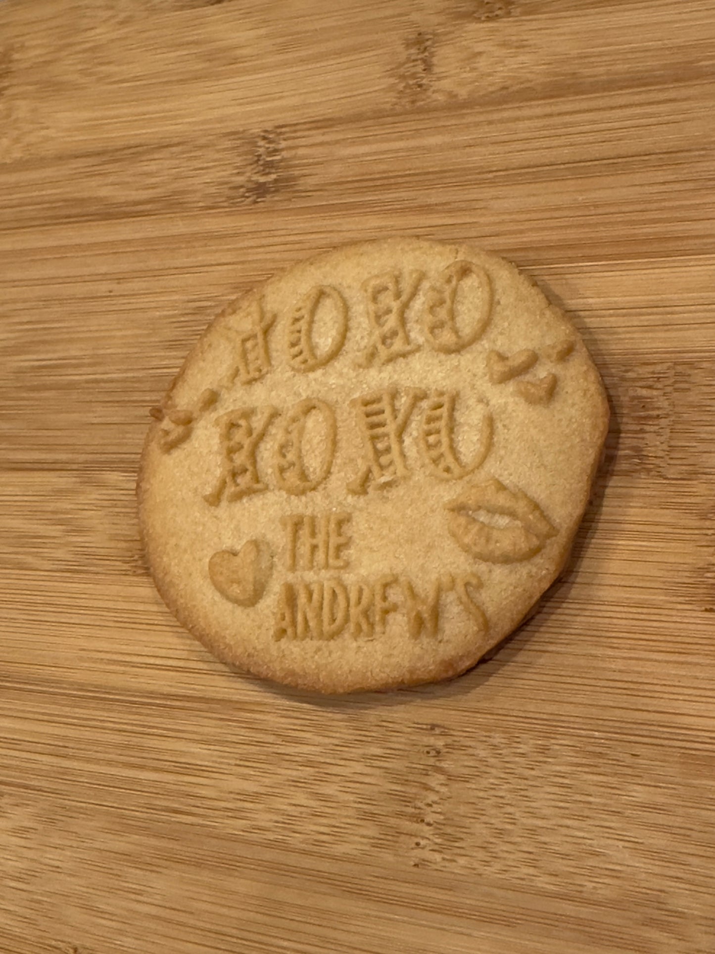 Personalized Valentine’s Cookie Stamp | XOXO Cookie Stamp | Holiday Baking | Unique Gift | Family Gift